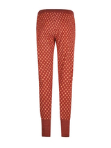 Charlie Choe Flower Power red pyjama pant