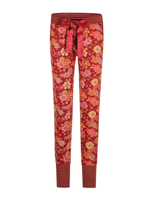 Charlie Choe Flower Power red/print pyjama pant