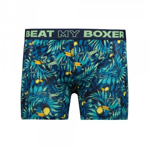 Beat My Boxer Toucan Jungle blue/print boxer short