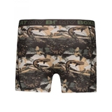 Beat My Boxer No Kill Fishing brown/print boxer short