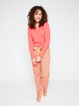 Charlie Choe Flower Power pink/print pyjama pant