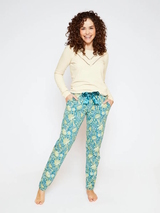 Charlie Choe Funky Nights green/print pyjama pant