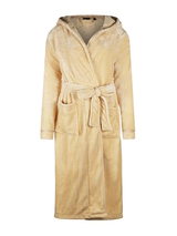 Charlie Choe Funky Nights beige bathrobe