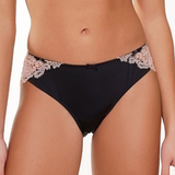 LingaDore black and cream black brief