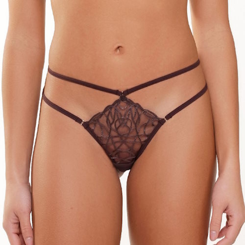 LingaDore Pepper brown thong