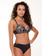 LingaDore Depths of black lingerie black brief