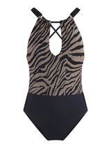 LingaDore Beach Black and Gold black/gold bathingsuit