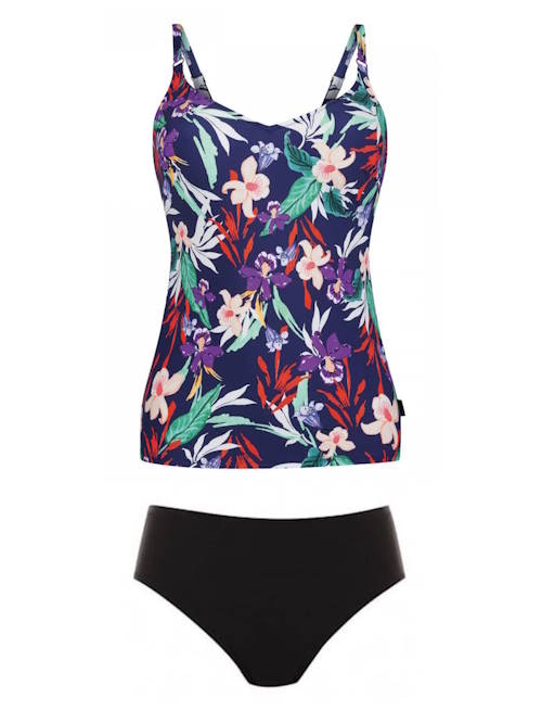 Anita Swimwear Malaika blue/print tankini set