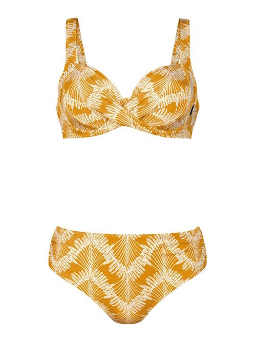 Rosa Faia Swimwear Delia orange/print set