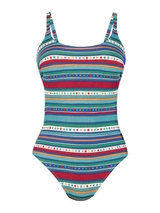 Rosa Faia Swimwear Estelle blue/print bathingsuit