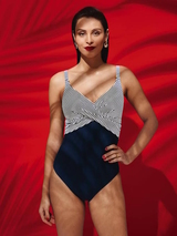 Anita Swimwear Noy blue/white bathingsuit