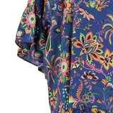 Rosa Faia Swimwear Akalani purple/print tunic