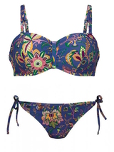 Rosa Faia Swimwear Ella purple/print set