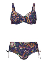 Rosa Faia Swimwear Sibel purple/print set