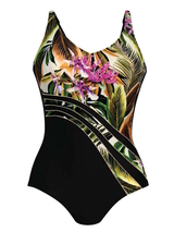 Anita Swimwear Dirban black/print prosthetic swimwear