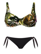 Anita Swimwear Sibel green/black set