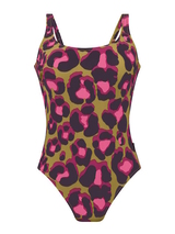 Rosa Faia Swimwear Clara animal print bathingsuit