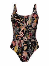 Rosa Faia Swimwear Elouise black/pink bathingsuit