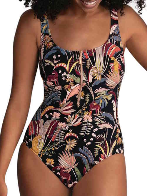 Rosa Faia Swimwear Elouise black/pink bathingsuit