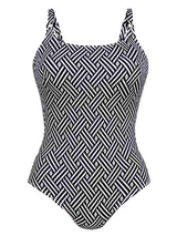 Anita Swimwear Carini black/white prosthetic swimwear