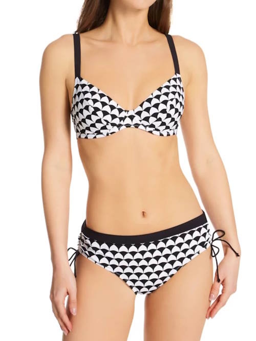 Rosa Faia Swimwear Celine black/white set