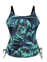 Anita Swimwear Latina green/print prosthetic swimwear