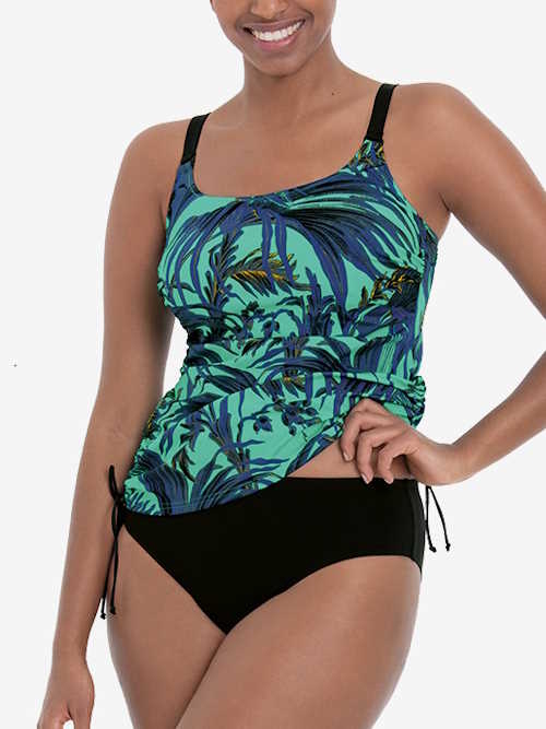 Anita Swimwear Latina green/print prosthetic swimwear