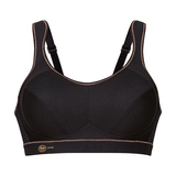 Anita Active Extreme Control black/gold sport bra