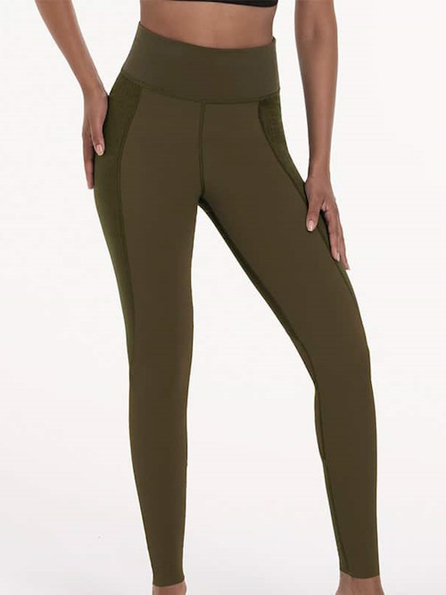 Anita Active Sport Tights Compression PanAlp olive green legging