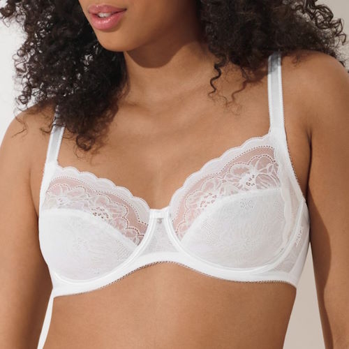 Lisca Evelyn white soft-cup bra