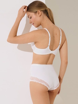 Lisca Evelyn white high waist brief