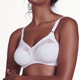 Lisca Manja white wireless bra