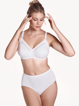 Lisca Manja white wireless bra