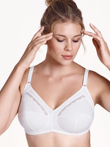 Lisca Manja white wireless bra