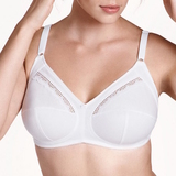 Lisca Manja white wireless bra