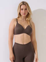 Lisca Maya brown wireless bra