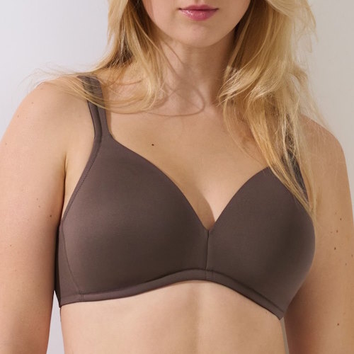 Lisca Maya brown wireless bra