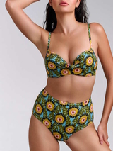 Marlies Dekkers Swimwear Bellini green/print push up bikini bra