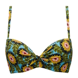 Marlies Dekkers Swimwear Bellini green/print push up bikini bra