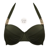 Marlies Dekkers Swimwear Royal Navy khaki padded bikini bra