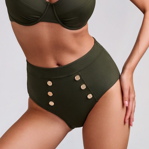 Marlies Dekkers Swimwear Royal Navy khaki bikini brief