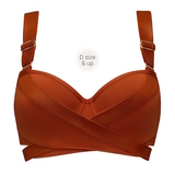 Marlies Dekkers Swimwear Cache Coeur orange padded bikini bra