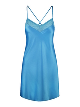 LingaDore Night Bonny Blue blue slipdress