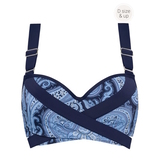 Marlies Dekkers Swimwear Cache Coeur blue/print padded bikini bra