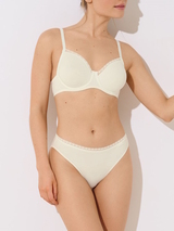 Lisca Ines ivory soft-cup bra