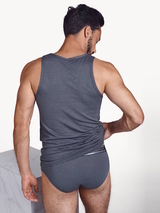 Lisca Zeus grey man singlet