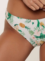 LingaDore Beach Tropical Botanic white/print bikini brief