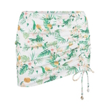 LingaDore Beach Tropical Botanic white/print skirt