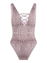 LingaDore Beach  Pink Leopard pink/print bathingsuit