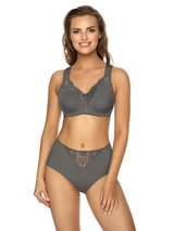 Viania Helga dark grey wireless bra